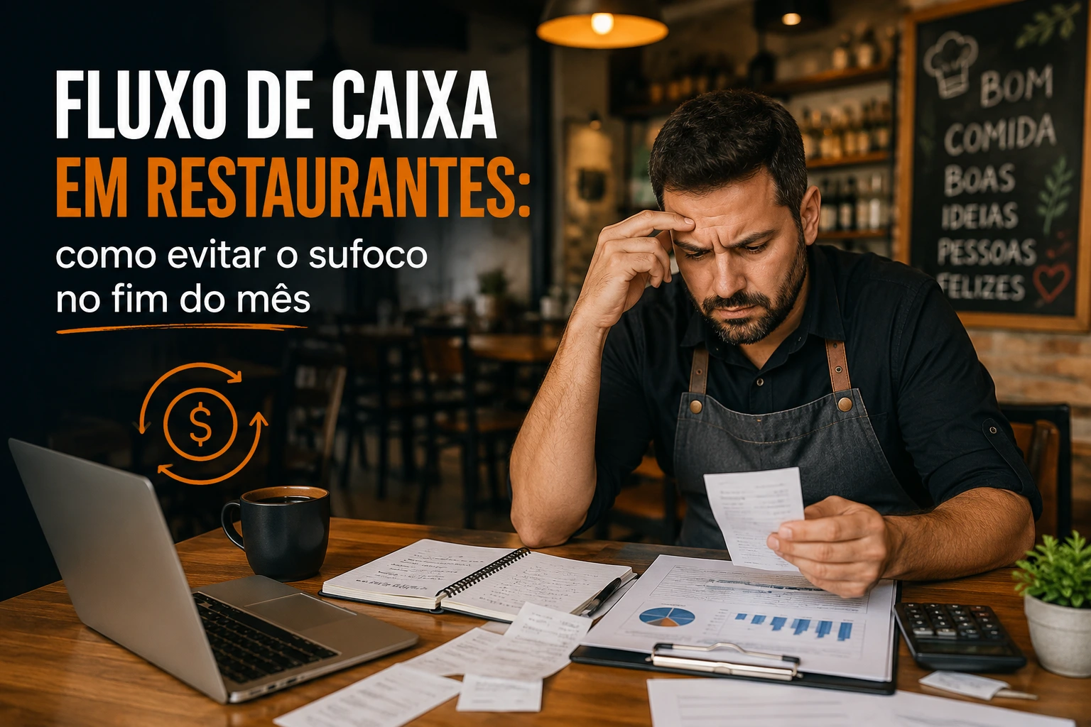 Fluxo de caixa em restaurantes: como evitar o sufoco no fim do mês